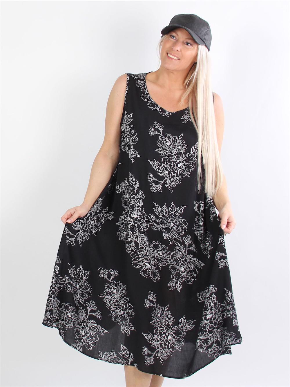 Amaranta - Klänning med blomstermotiv